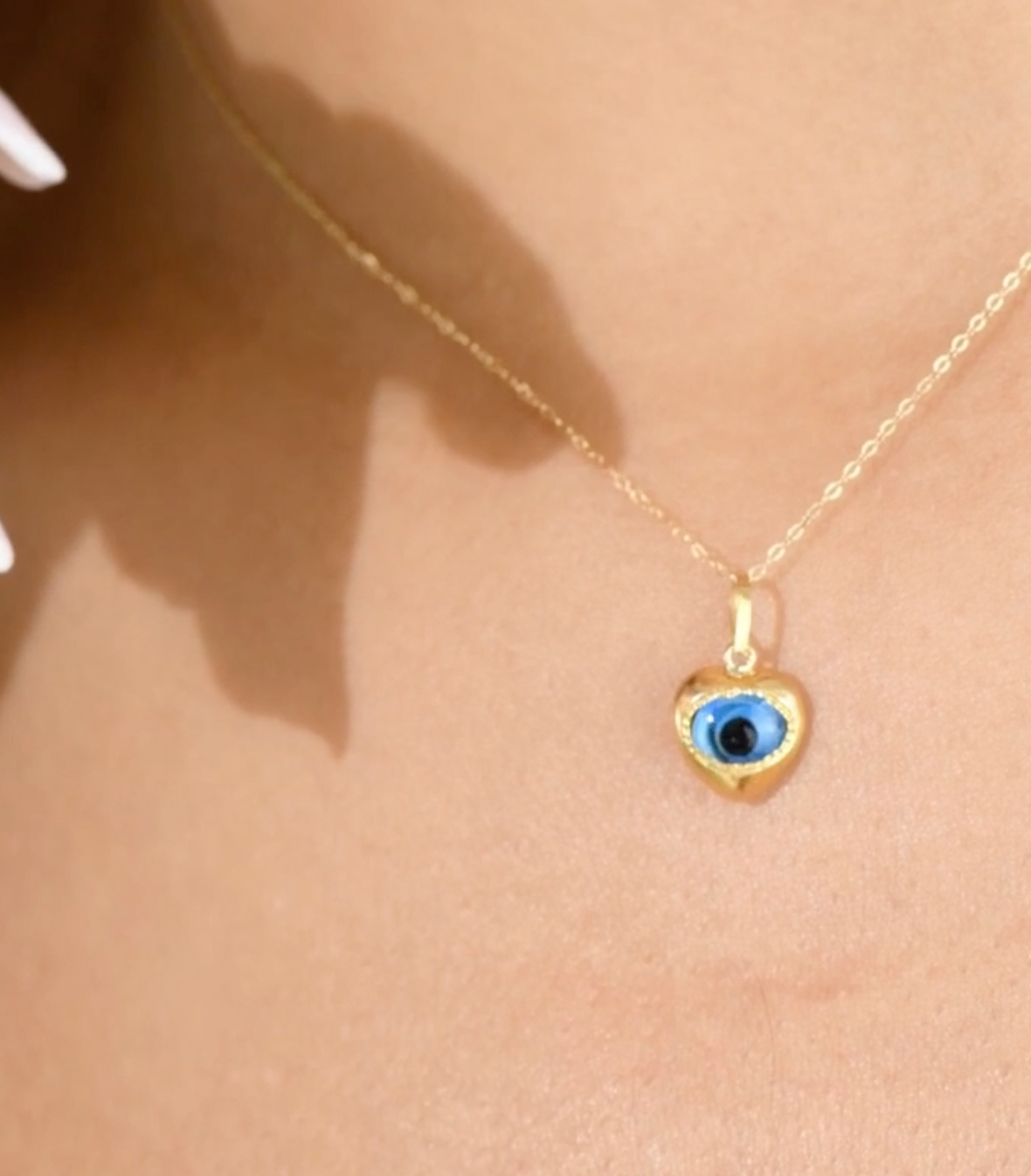 Collier Evil Eye en Or 18k
