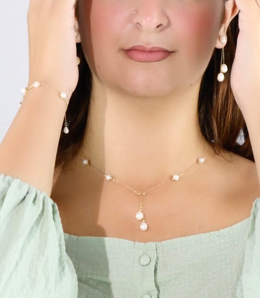 Ensemble Johar en Or 18k et Pierres Johar Naturelles