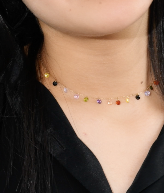 Collier en Or 18k " Milles Larmes "